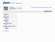 Tablet Screenshot of catalogo.pisos.com